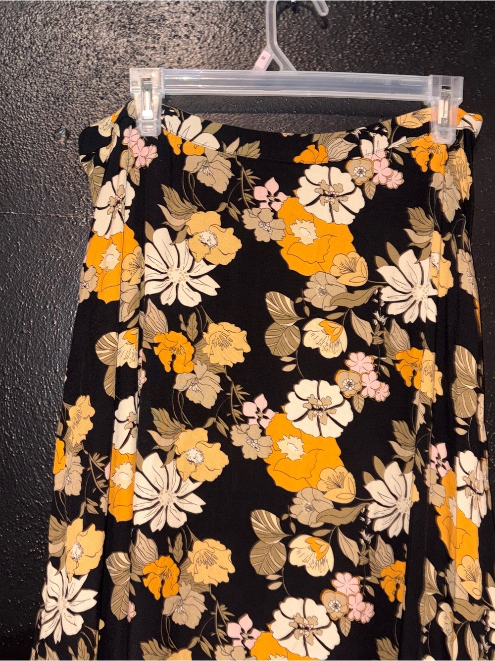 Natural Life Skirt Maxi Side Slit Floral Size Large - Picture 3 of 10
